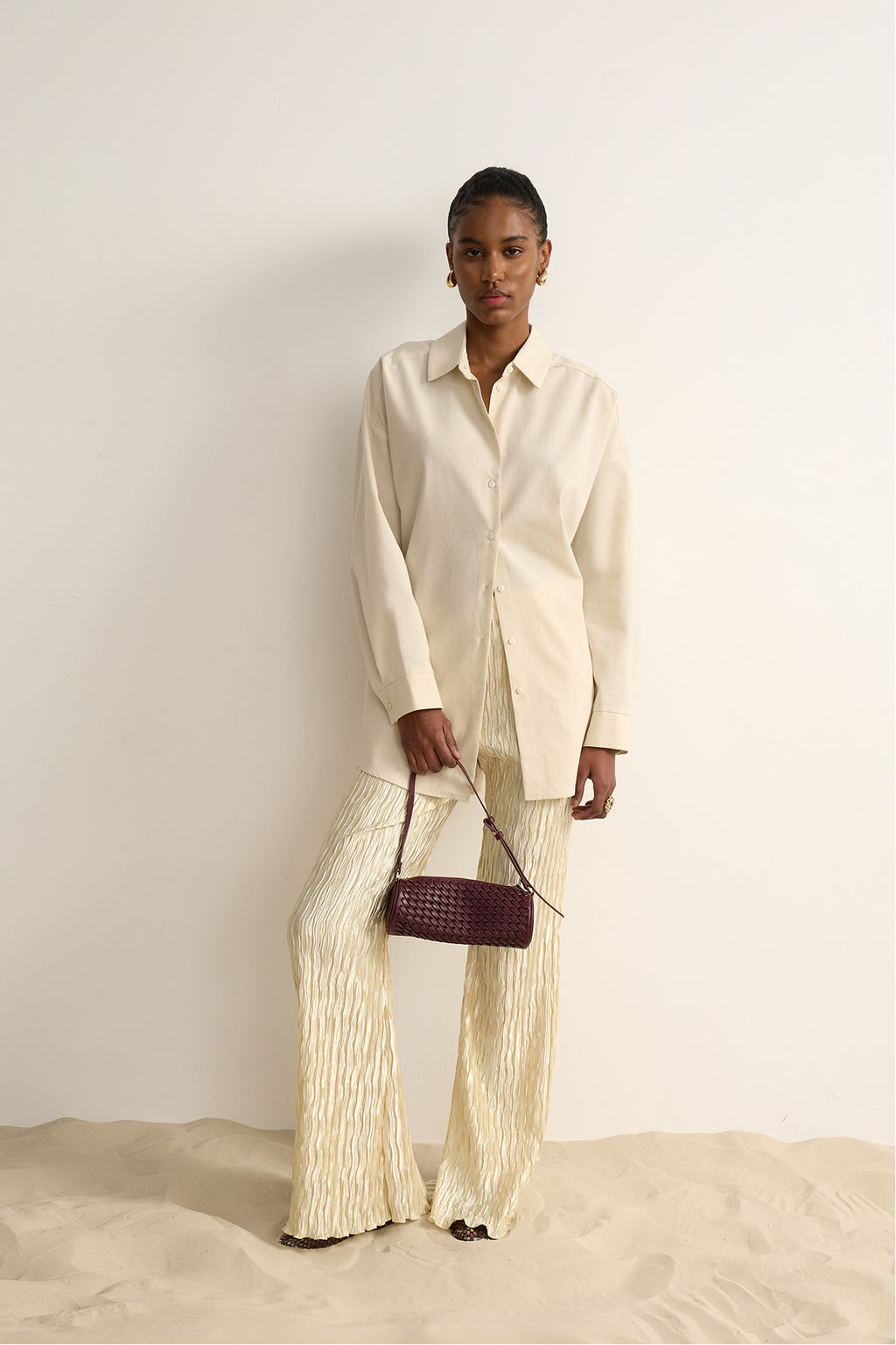 Брюки-клеш плиссе - Mollis фото 2