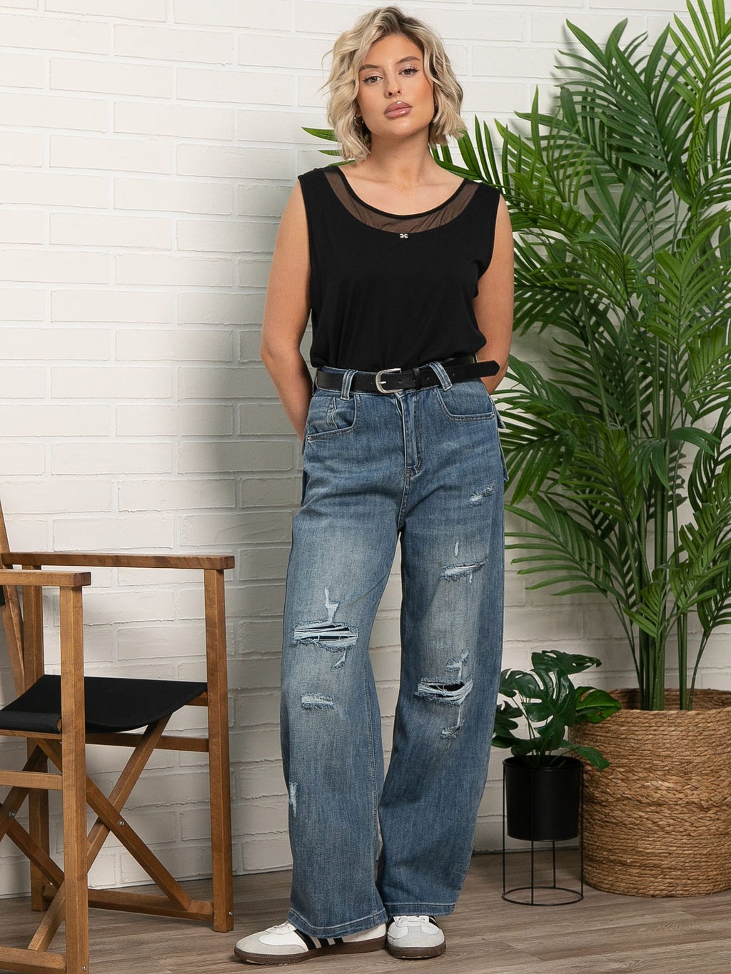 Джинсы Минори (синие) Б15763-7М - Lt collection фото 2