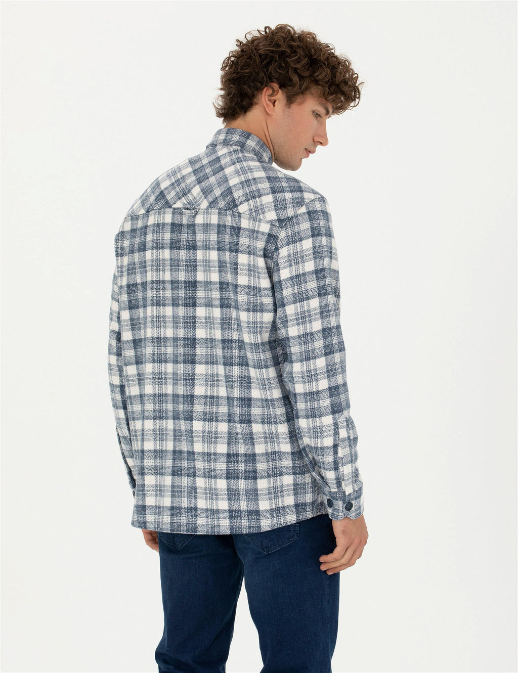 Mavi Oversize Oduncu G_mlek - Pierre cardin фото 5