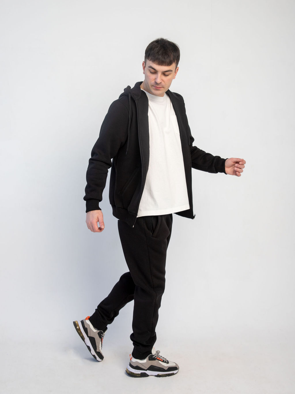 Мужской Спортивный костюм БГ016 Темный графит от Спортсоло - Sportsolo фото 11