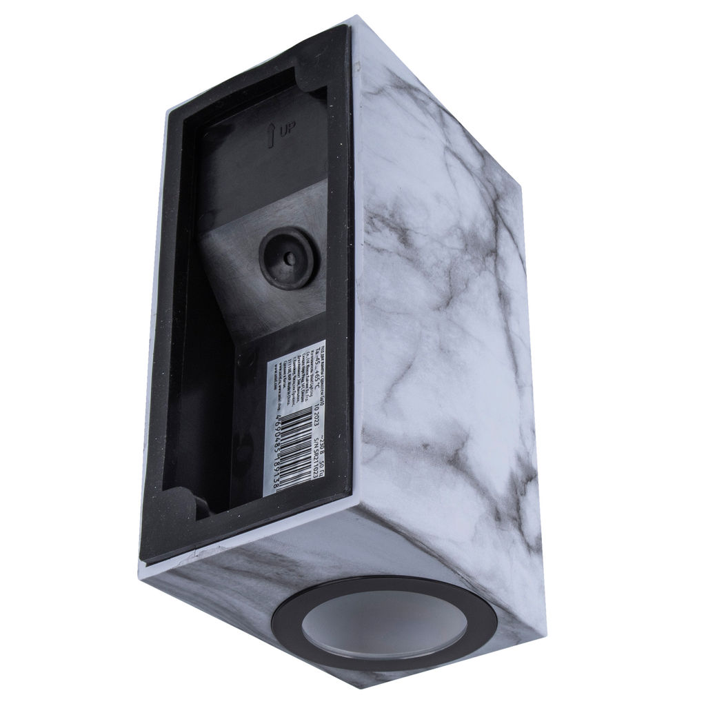 UUL-P42A 2х6W/GU10 IP65 MARBLE Светильник уличный, под две лампы GU10. Архитектурный накладной. Цвет корпуса мрамор. TM Uniel