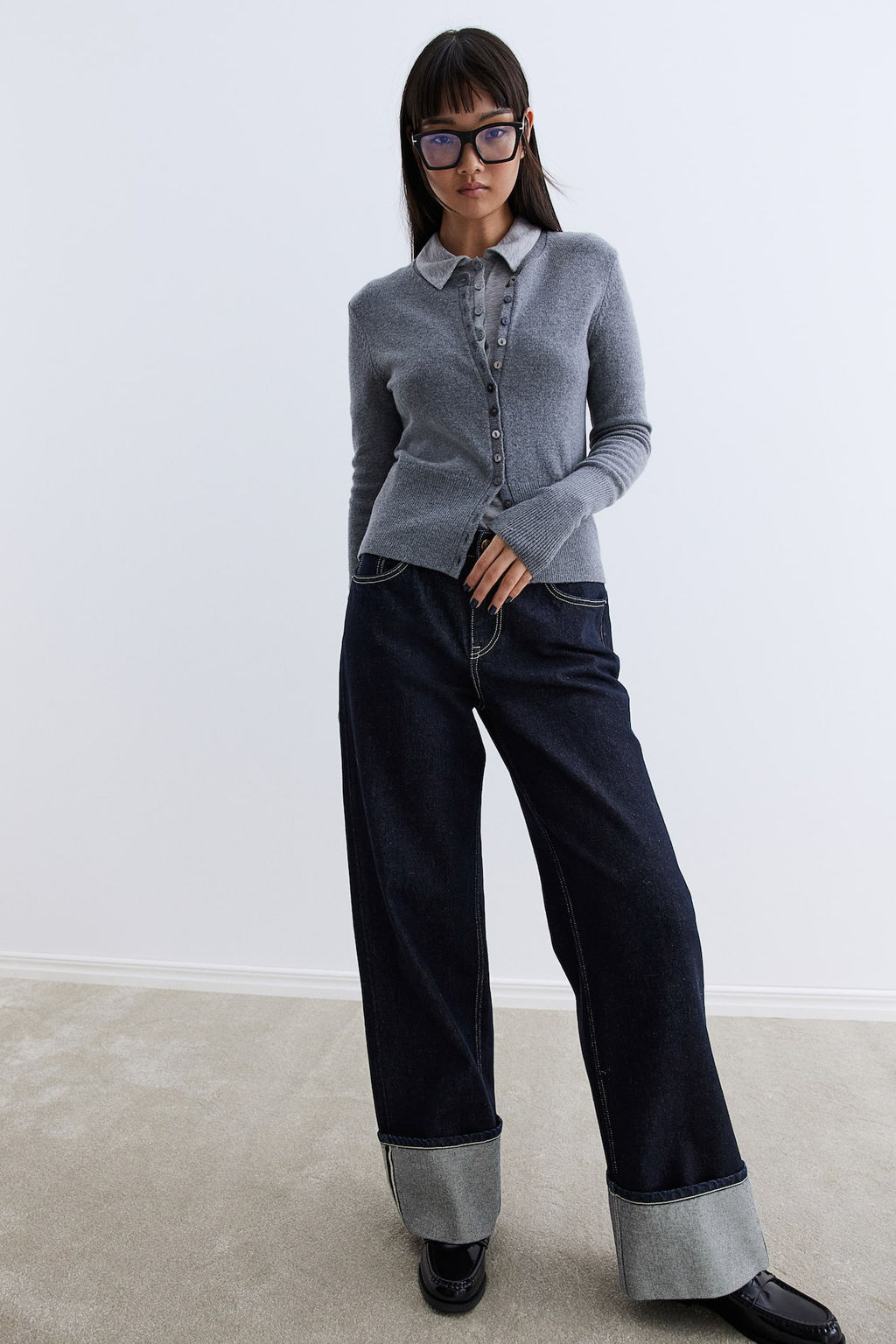 Baggy Wide Low Jeans - H&m фото 2