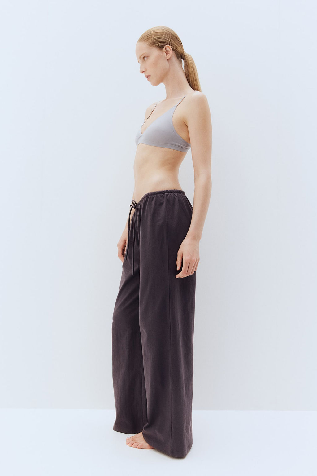 Pantalon amplio de punto - H&m фото 4