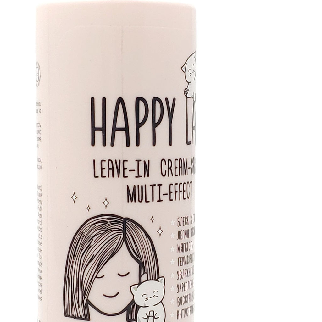 Happy Lab Несмываемый крем-спрей для волос / Leave-in Cream-Spray Multi-Effect, 200 мл  фото 3