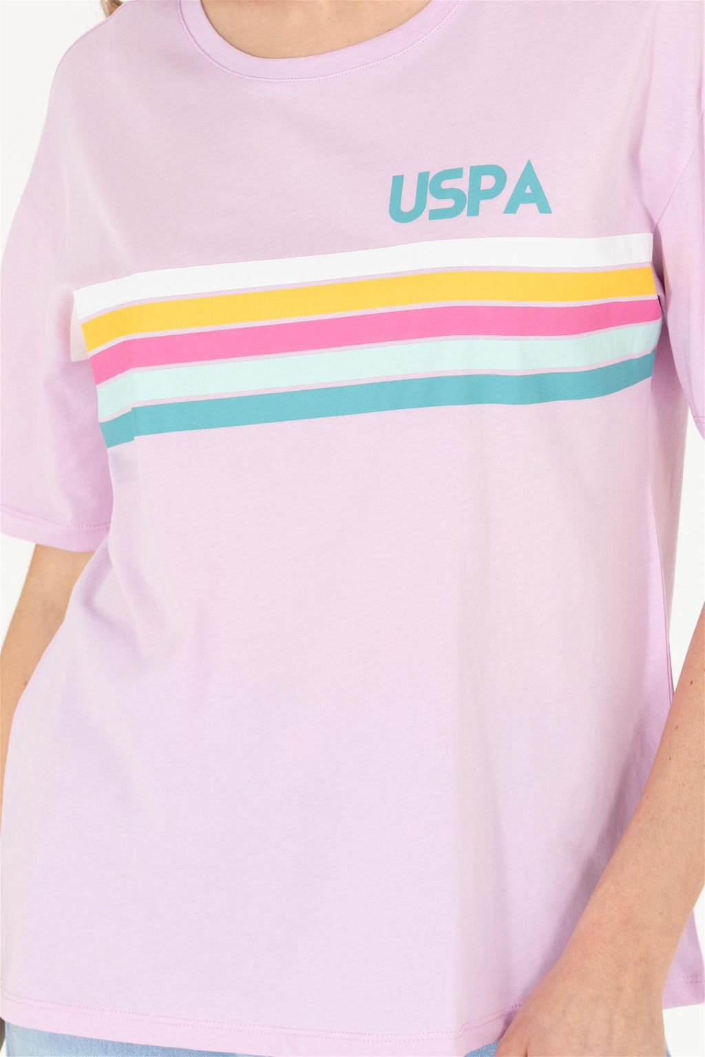 Женская футболка с круглым вырезом Магнолия Неожиданная скидка в корзине - U.s. polo assn фото 6