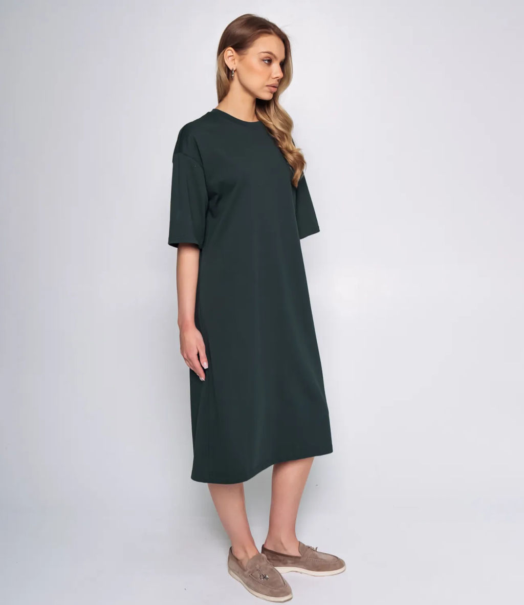 Платье #ОКТ095008, изумрудный - Dommod фото 3