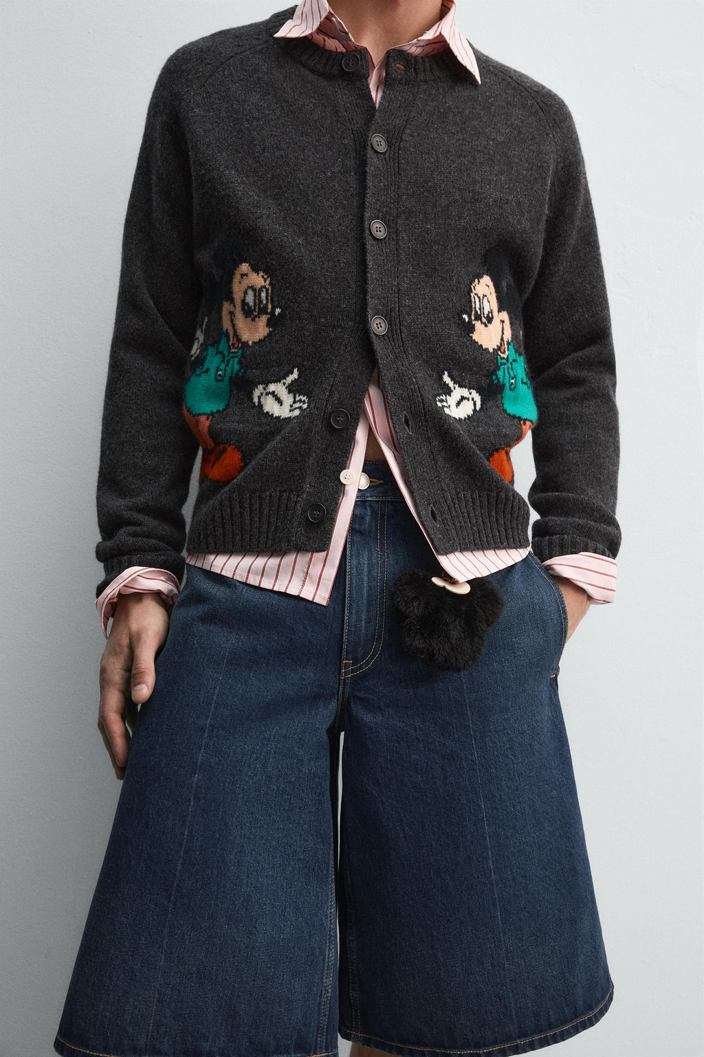 MICKEY MOUSE WOOL CARDIGAN HARRY LAMBERT FOR ZARA X DISNEY  фото 5