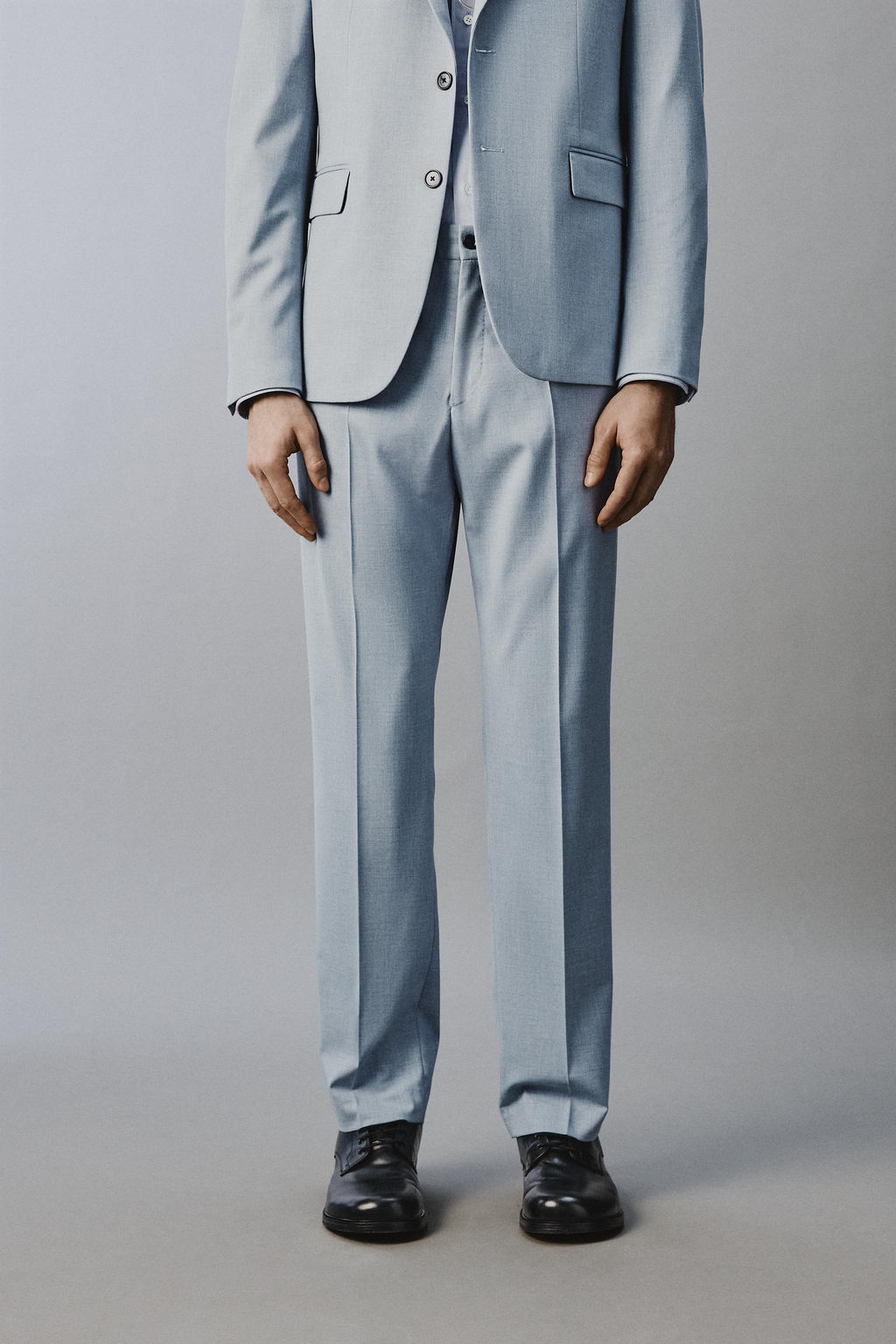 PANTAL?N TRAJE SLIM FIT / Celeste - Zara фото 2