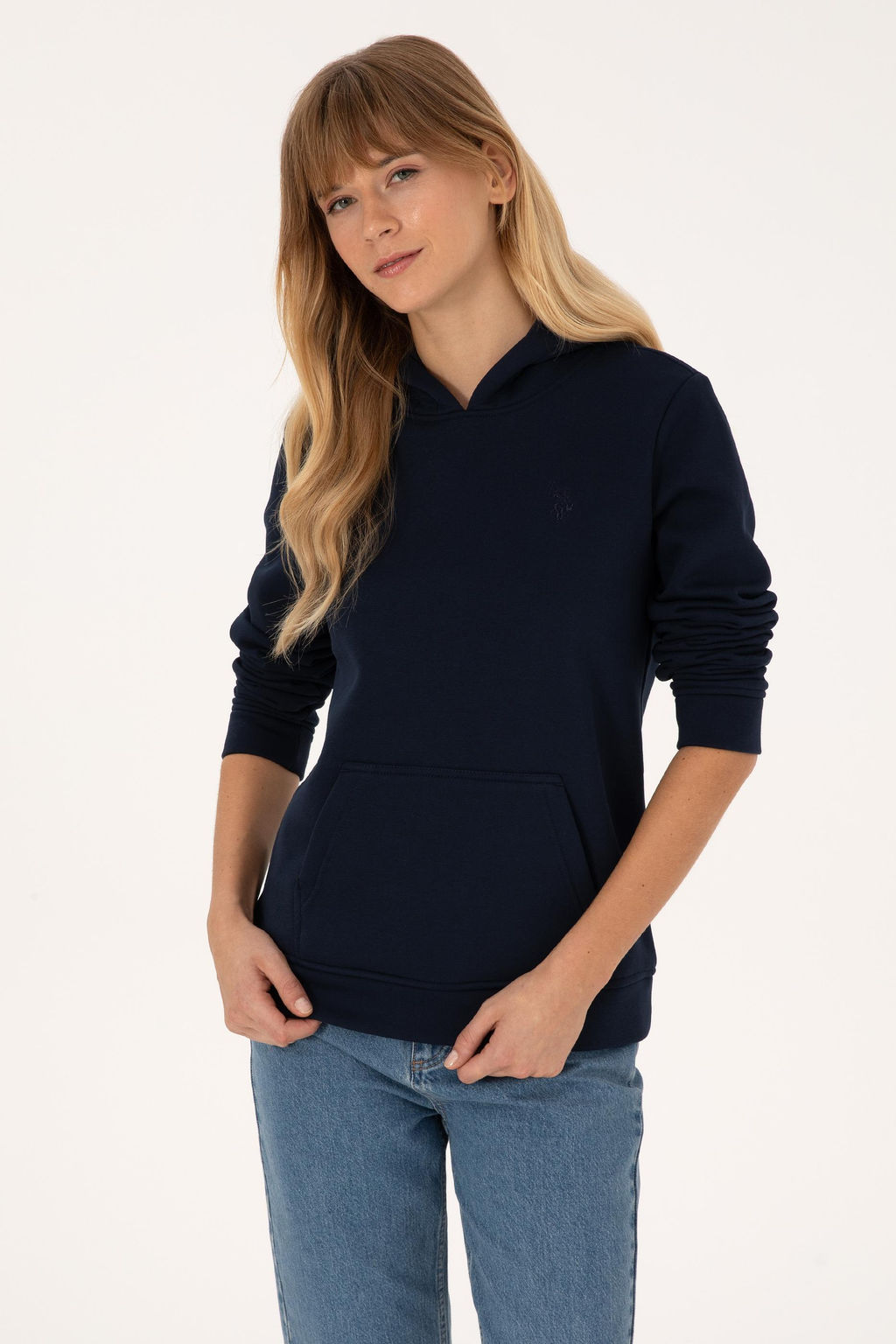 Kad_n Lacivert Sweatshirt
