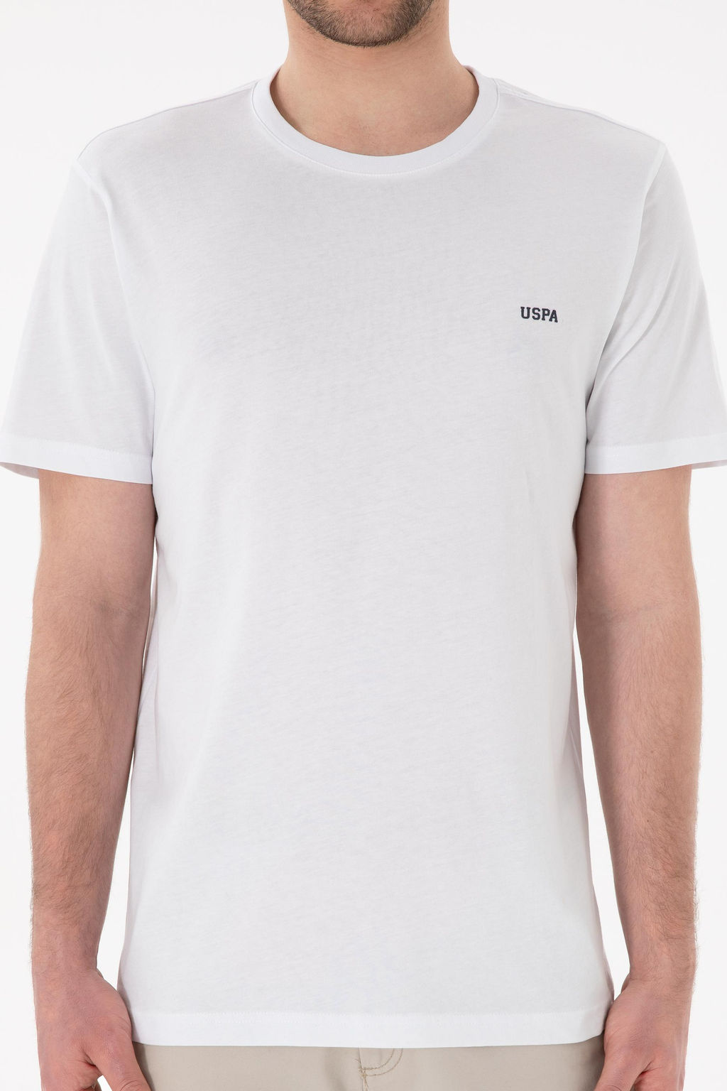 Erkek Regular Fit Bisiklet Yaka Beyaz Basic Ti__rt Sepette S_rpriz _ndirim - U.s. polo assn фото 7