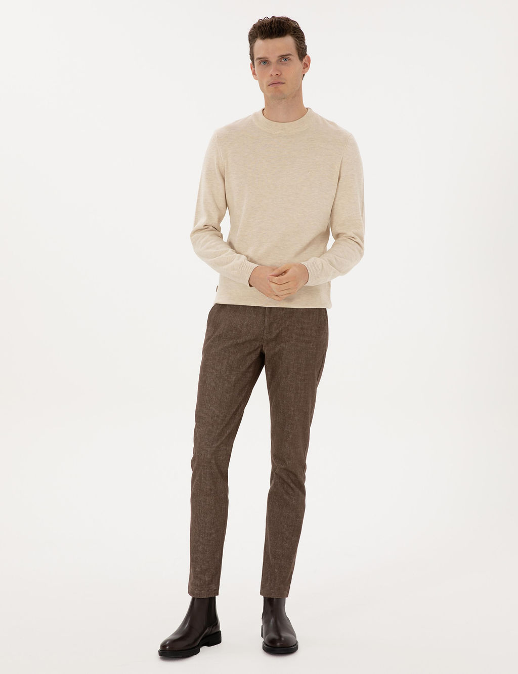 Vizon Slim Fit Kanvas Pantolon
