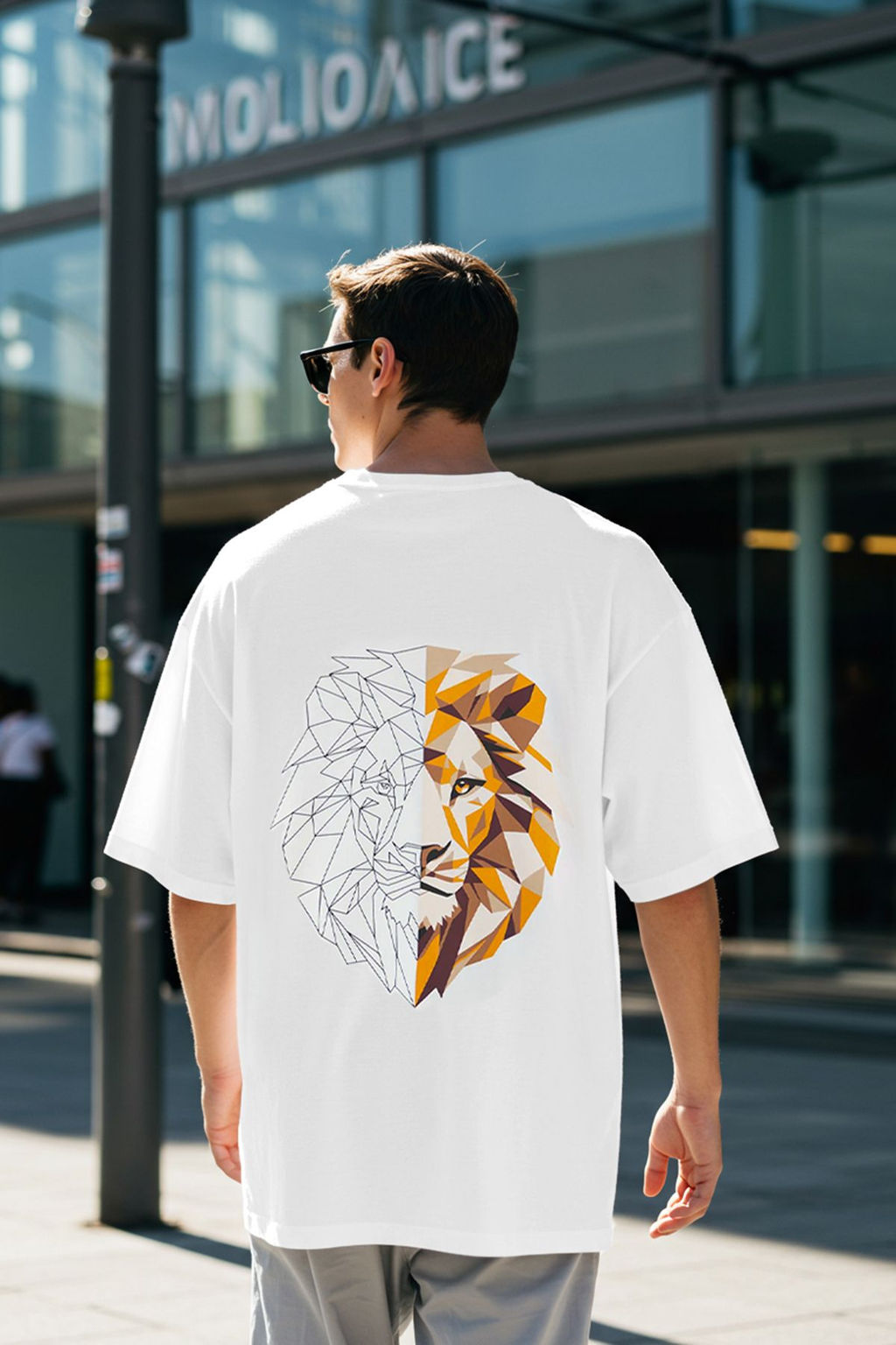 TRENDYOL MAN Siyah Oversize/Genis Kesim S?rt Hayvan Bask?l? %100 Pamuk T-Shirt TMNSS25TS00117 - Trendyolmilla фото 16