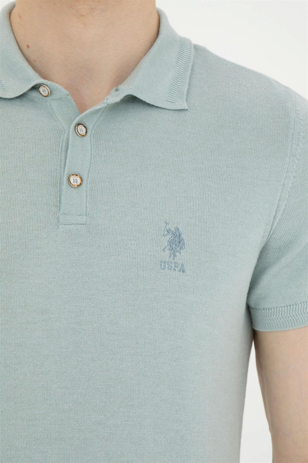 Мужской водозеленый свитер - U.s. polo assn фото 7