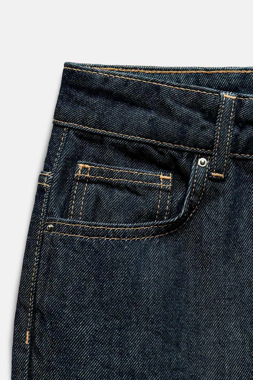JEANS Z1975 STRAIGHT HIGH WAIST LONG LENGTH - Zara фото 8