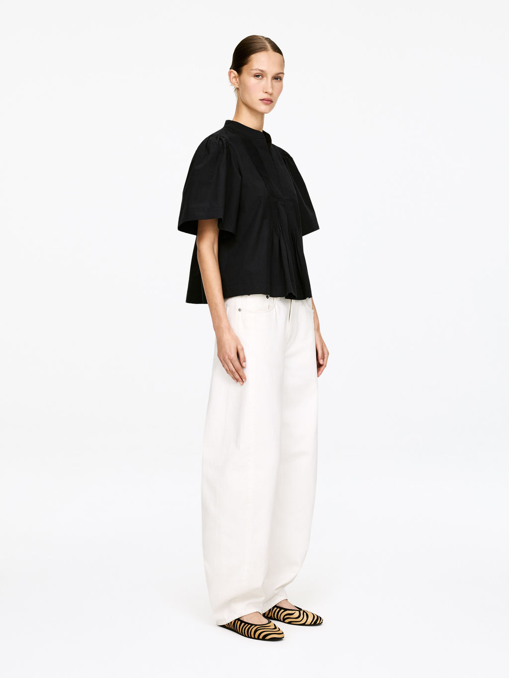 Blusa con pliegues - H&m фото 3