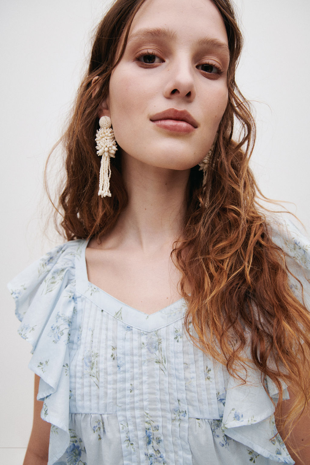 Frill-trimmed cotton top - H&m фото 5