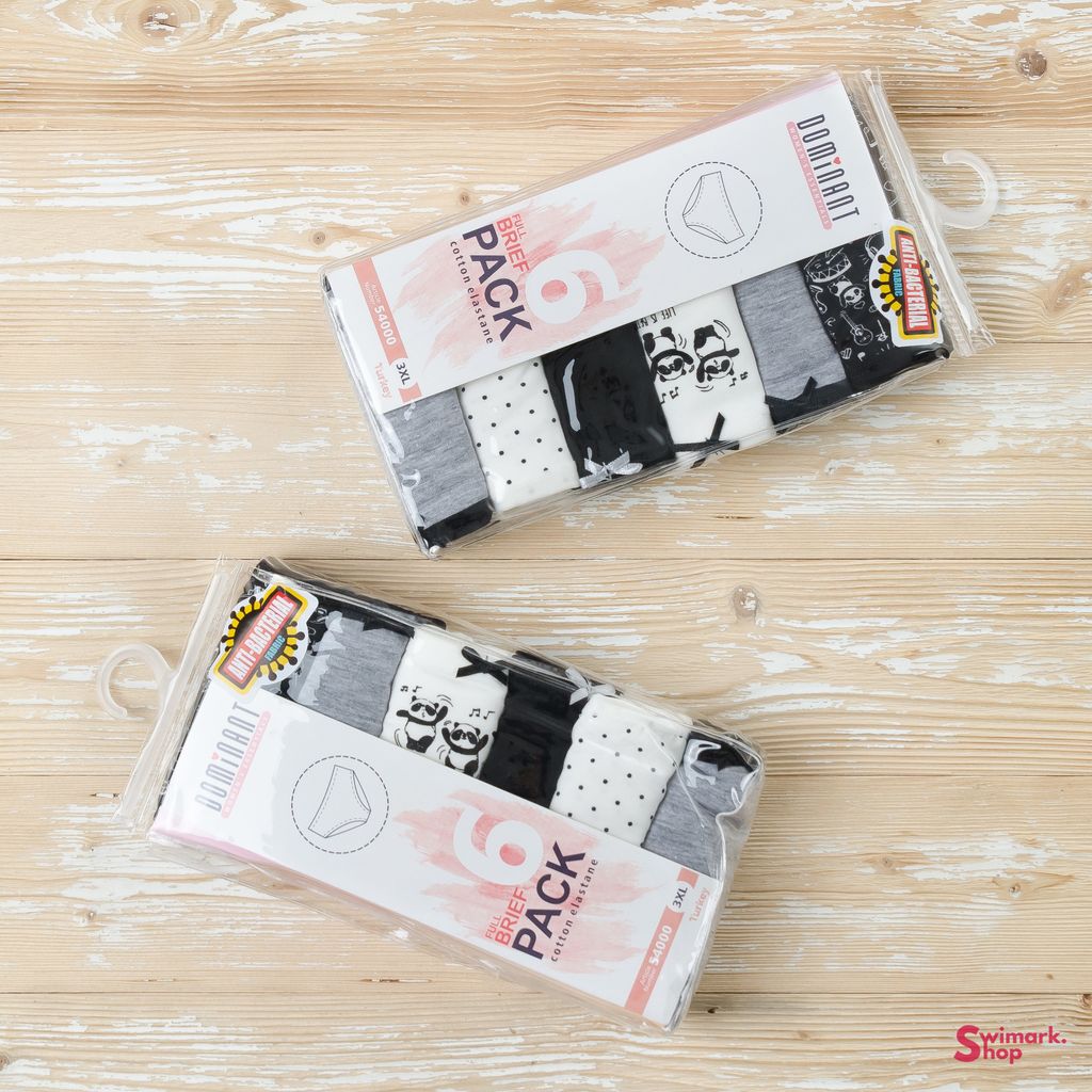 Трусики женские бикини с высокой посадкой 54000-28, FULL BRIEF, 6 шт. в уп. - Dominant фото 3