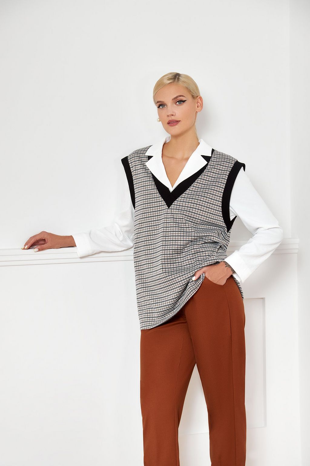 Жилет "Клен" удлинен, арт. 9110