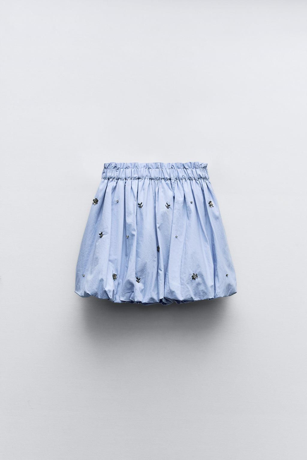 RHINESTONE BALLOON SKIRT - Zara фото 6