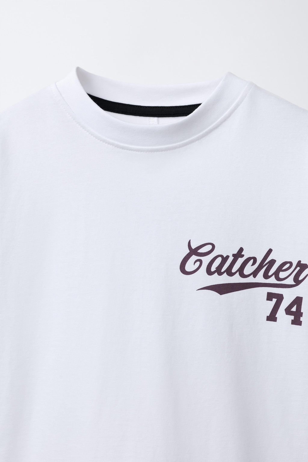 JOGGING T-SHIRT WITH LABEL - Zara фото 3