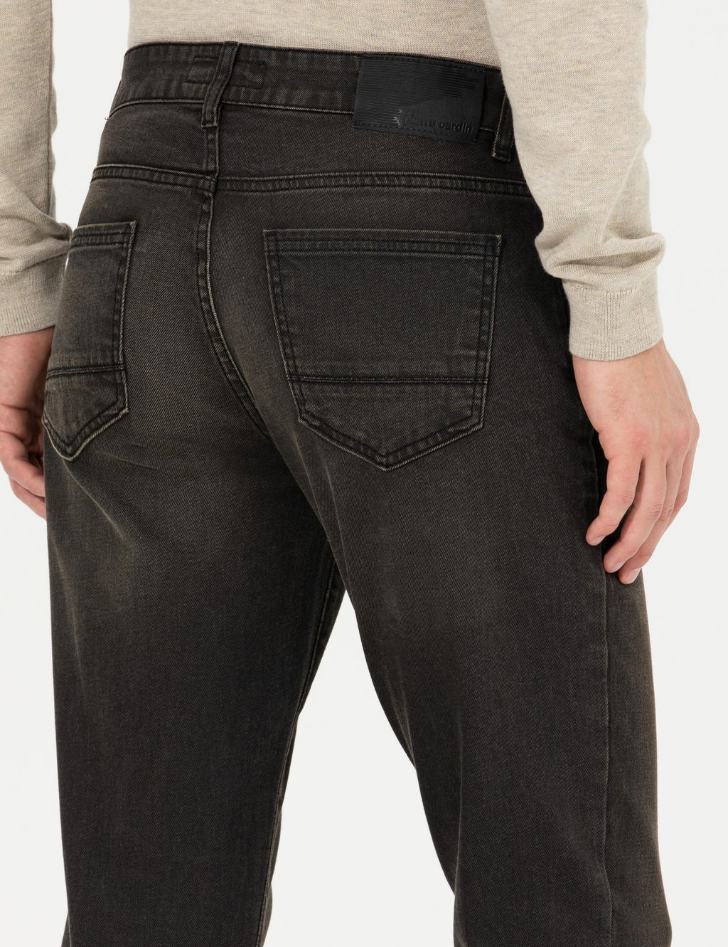 Antrasit Slim Fit Jean Pantolon - Pierre cardin фото 7