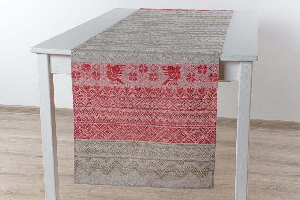 24С170-ШР+К 43*150 Рушник Белорусский цв. 1 рис. 810 красный - Текс-дизайн фото 5