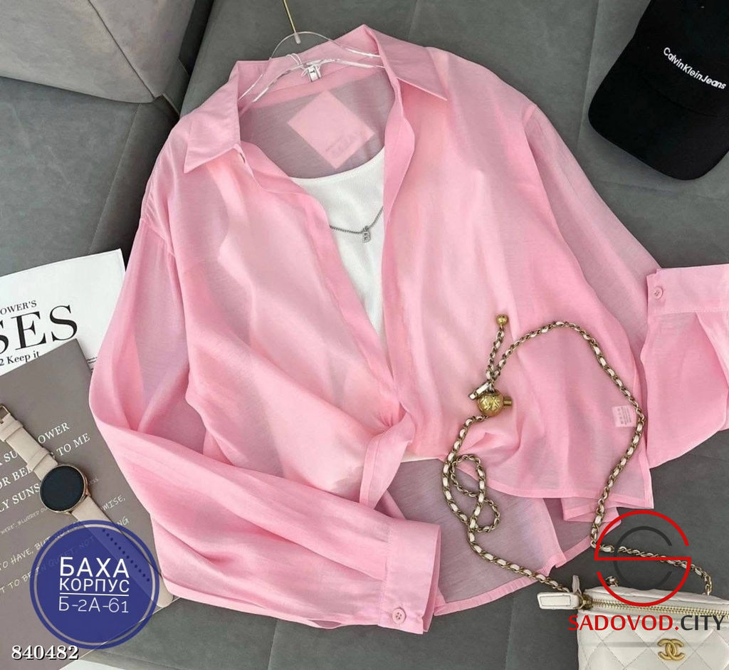 Рубашка женская с топиком - Bruno фото 3