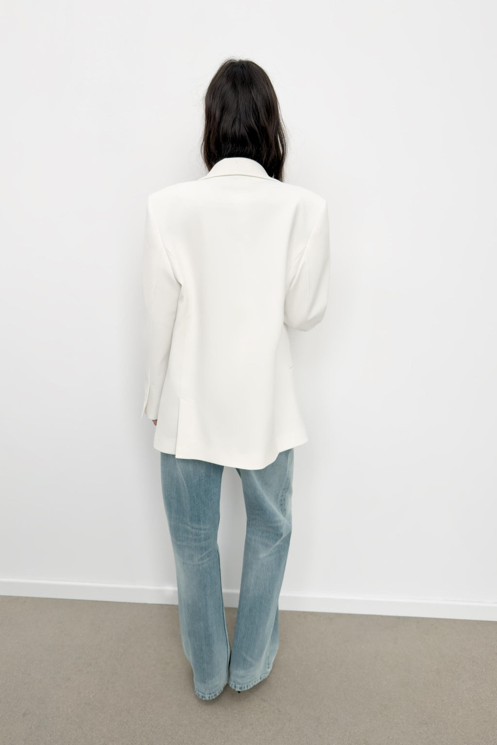 BLAZER OVERSIZE CRUZADA / Blanco roto - Zara фото 4