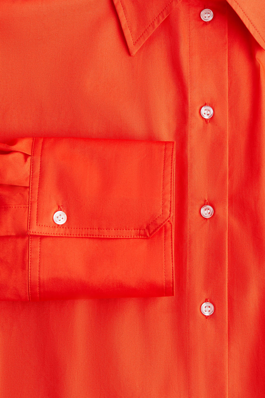 Vestido camisero oversize de algod?n - H&m фото 2