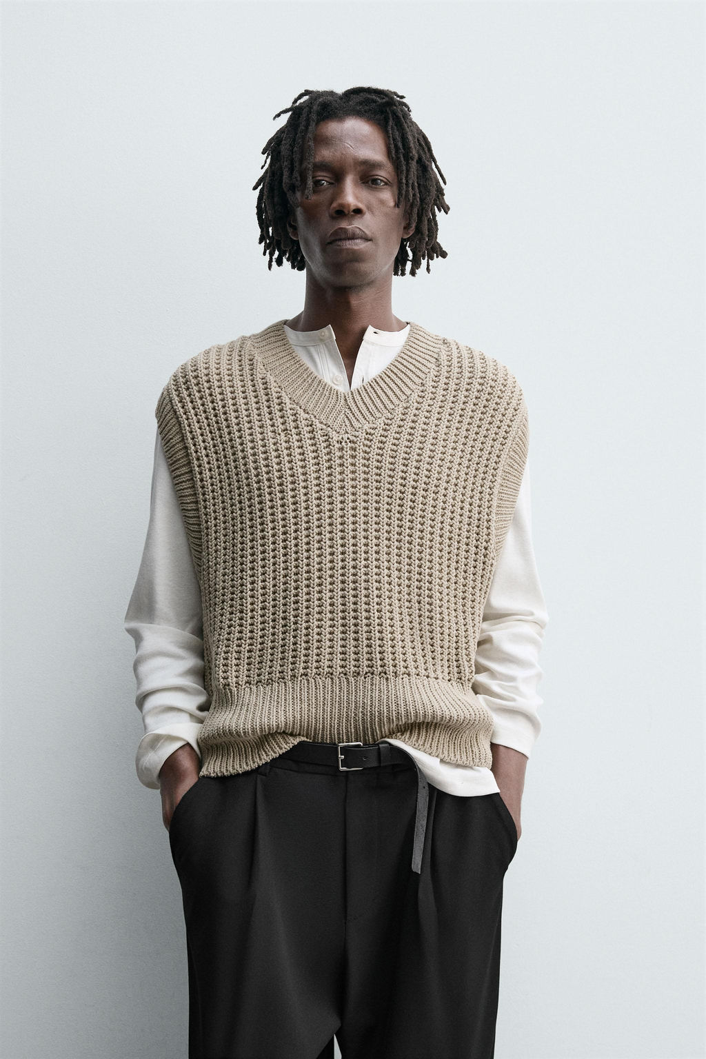 BOX FIT KNIT VEST