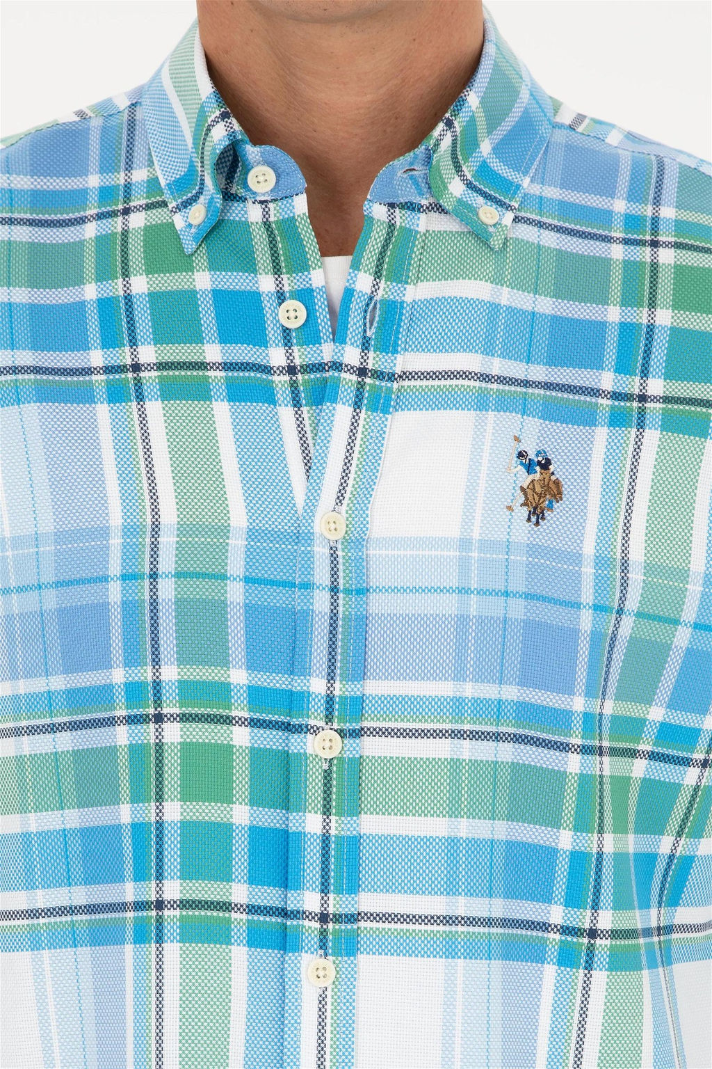 U. S. Polo Assn / Мужская рубашка Saks с длинным рукавом - U.s. polo assn фото 6