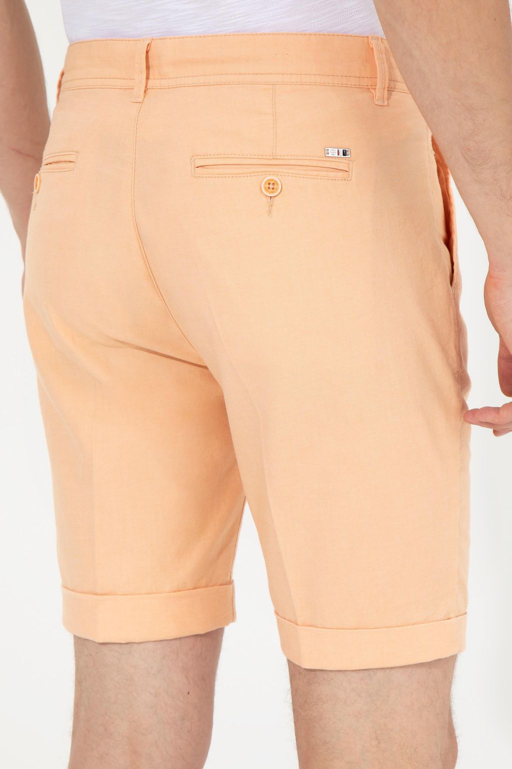 U. S. Polo Assn Мужские оранжевые тканые шорты - U.s. polo assn фото 7