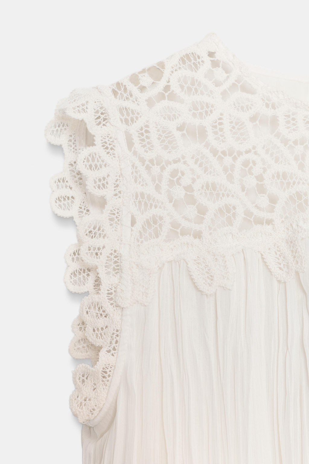 TOP COMBINADO CROCHET / Crudo - Zara фото 8