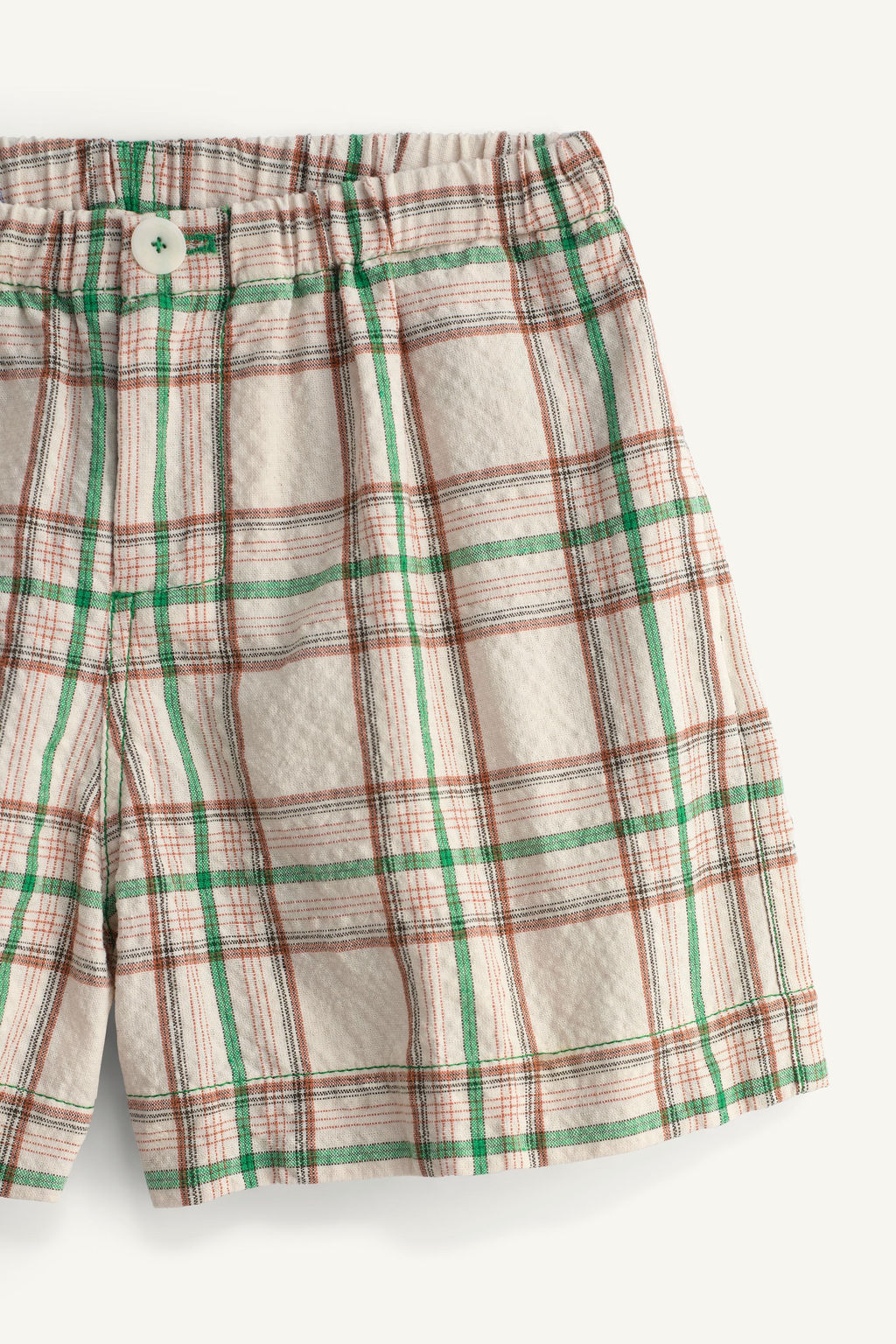 BERMUDA CUADROS LIMITED EDITION / Beige / Verde - Zara фото 7