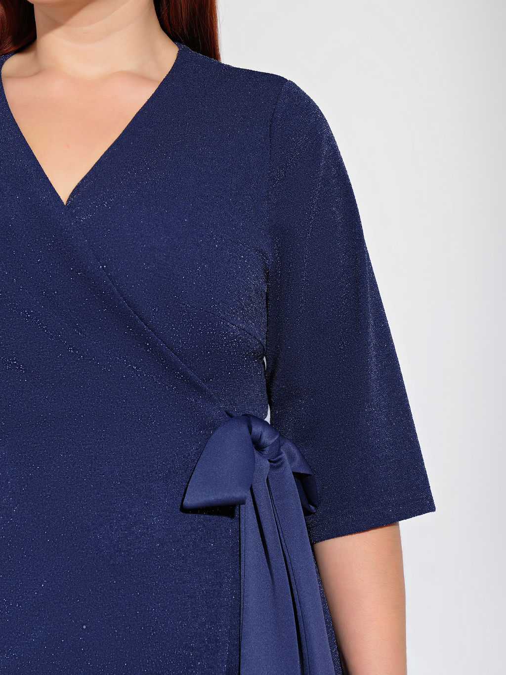 Платье 0150-1 синий - Dora фото 4