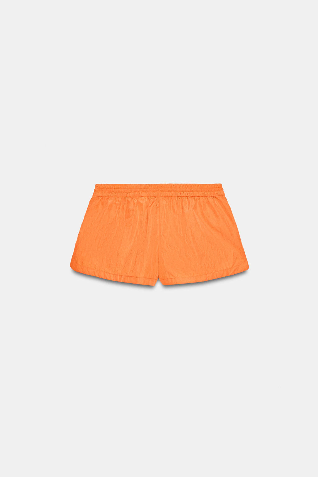 SHORTS NYLON CORDONES / Naranja - Zara фото 6