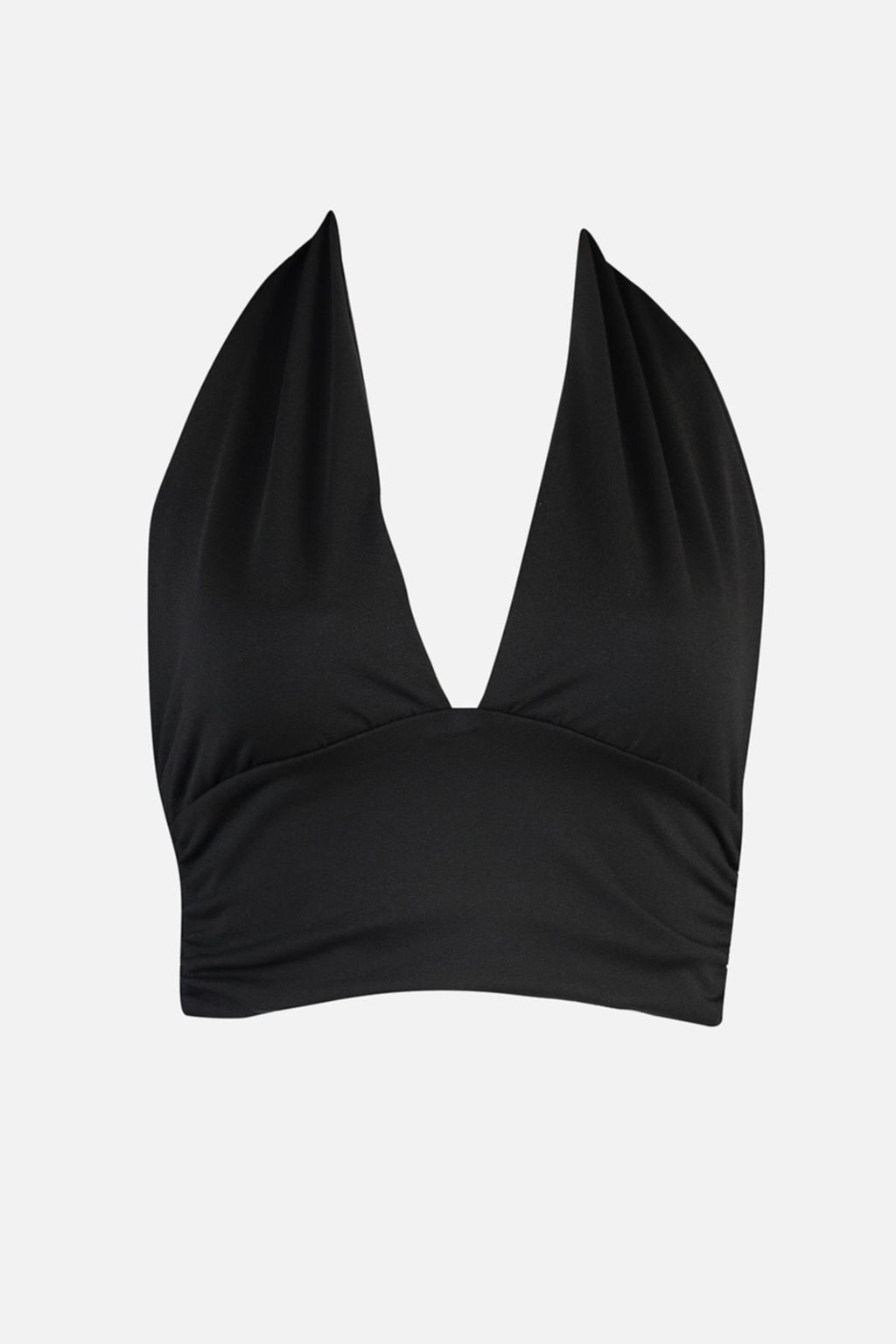 Trendyolmilla Ekru Boyundan Baglamal? Fitted/Vucuda Oturan Crop Orme Bluz TWOSS22BZ0544  фото 18