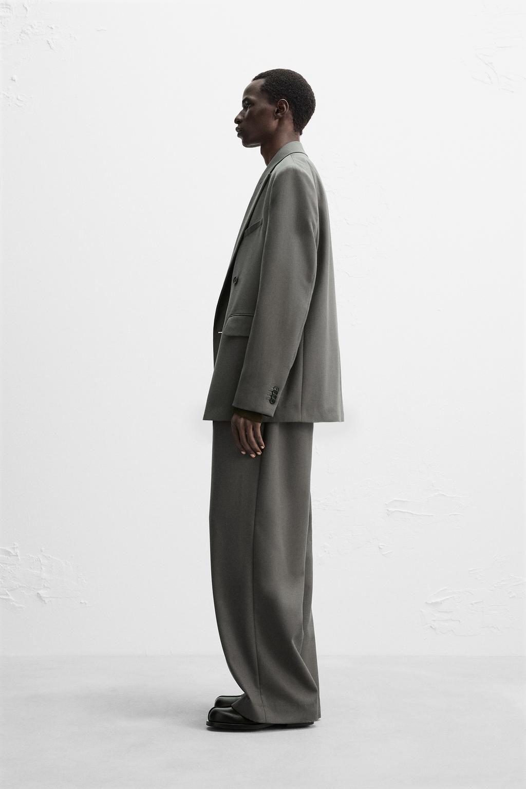 DOUBLE-BREASTED SUIT BLAZER X NANUSHKA - Zara фото 13
