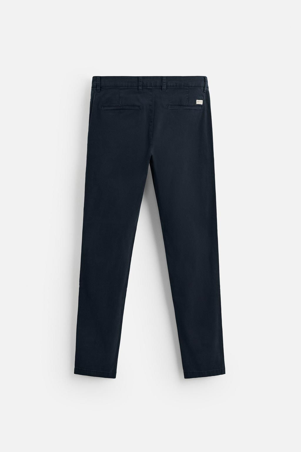 SKINNY FIT CHINO TROUSERS - Zara фото 34