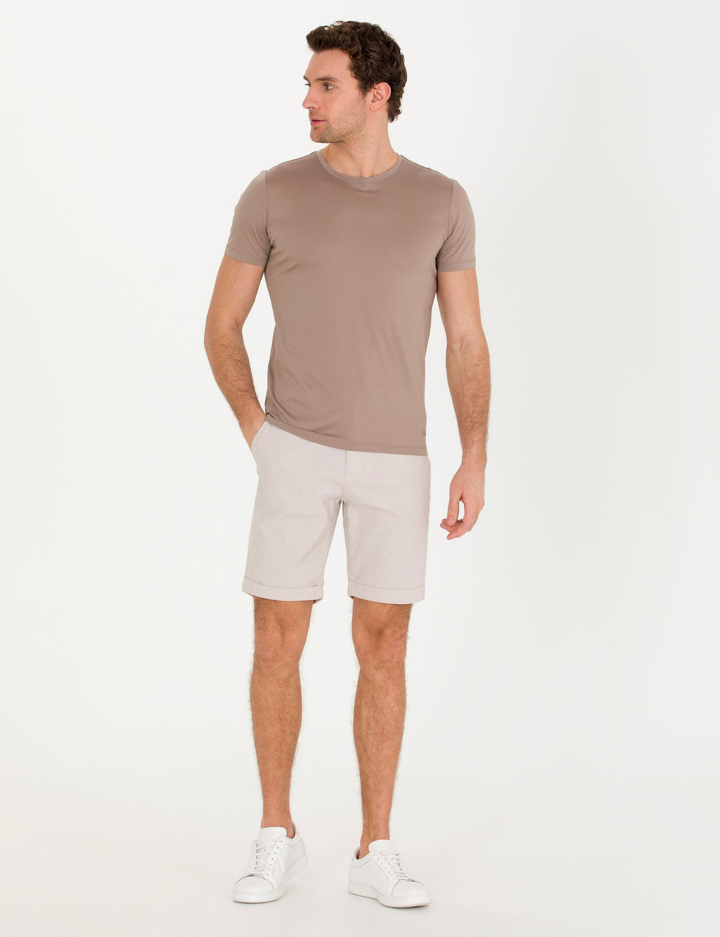 Норковая облегающая базовая футболка - Cacharel фото 4