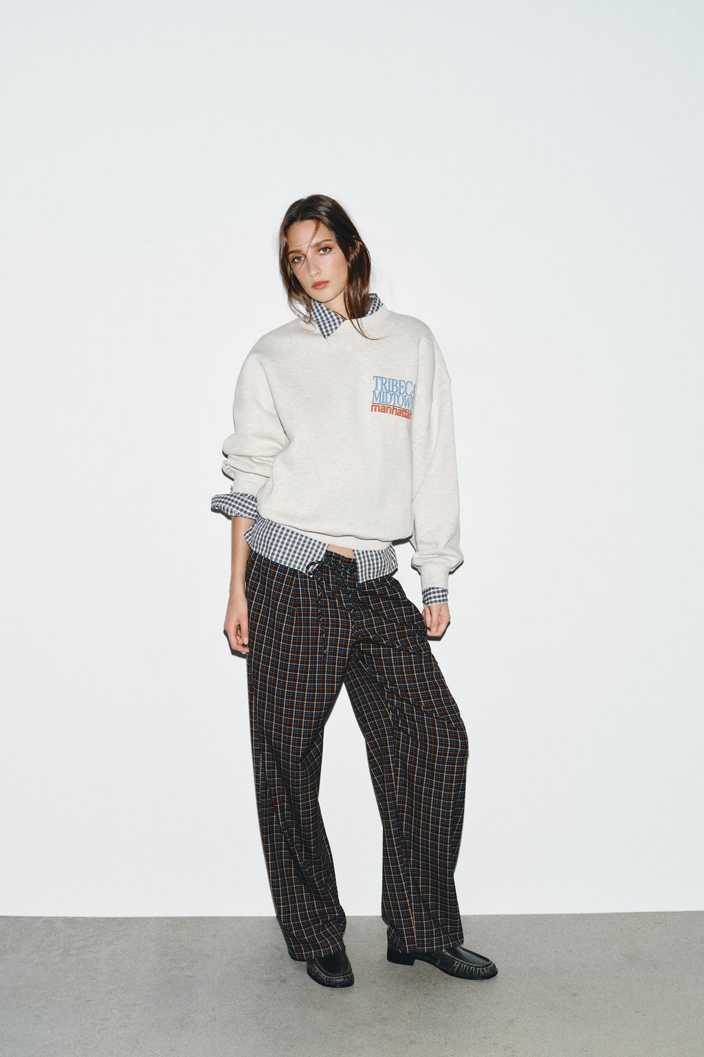 CHECK PYJAMA TROUSERS