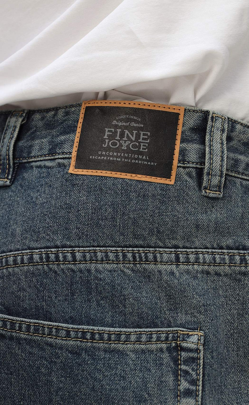 Джинсы муж. А8155 blue-green