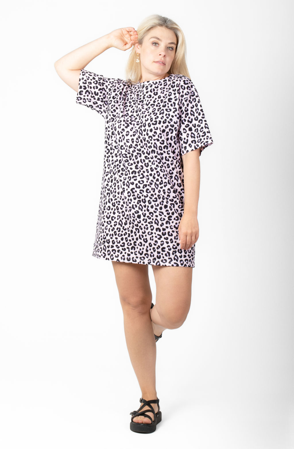 Футболка удлинённая Рене Х-418 (36-56) кулирка. Цвет в ассортименте - Лотос фото 18