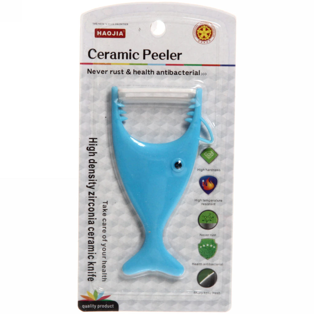 Цена за 5 шт. Овощечистка поперечная с керамическим лезвием "Кит"