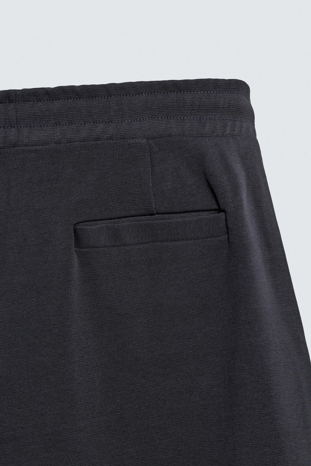 PANTAL?N JOGGER BALLOON FIT ESTRUCTURA RIB / Azul - Zara фото 9