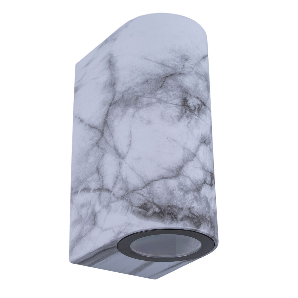 UUL-P52A 2х6W/GU10 IP65 MARBLE Светильник уличный, под две лампы GU10. Архитектурный накладной. Цвет корпуса мрамор. TM Uniel