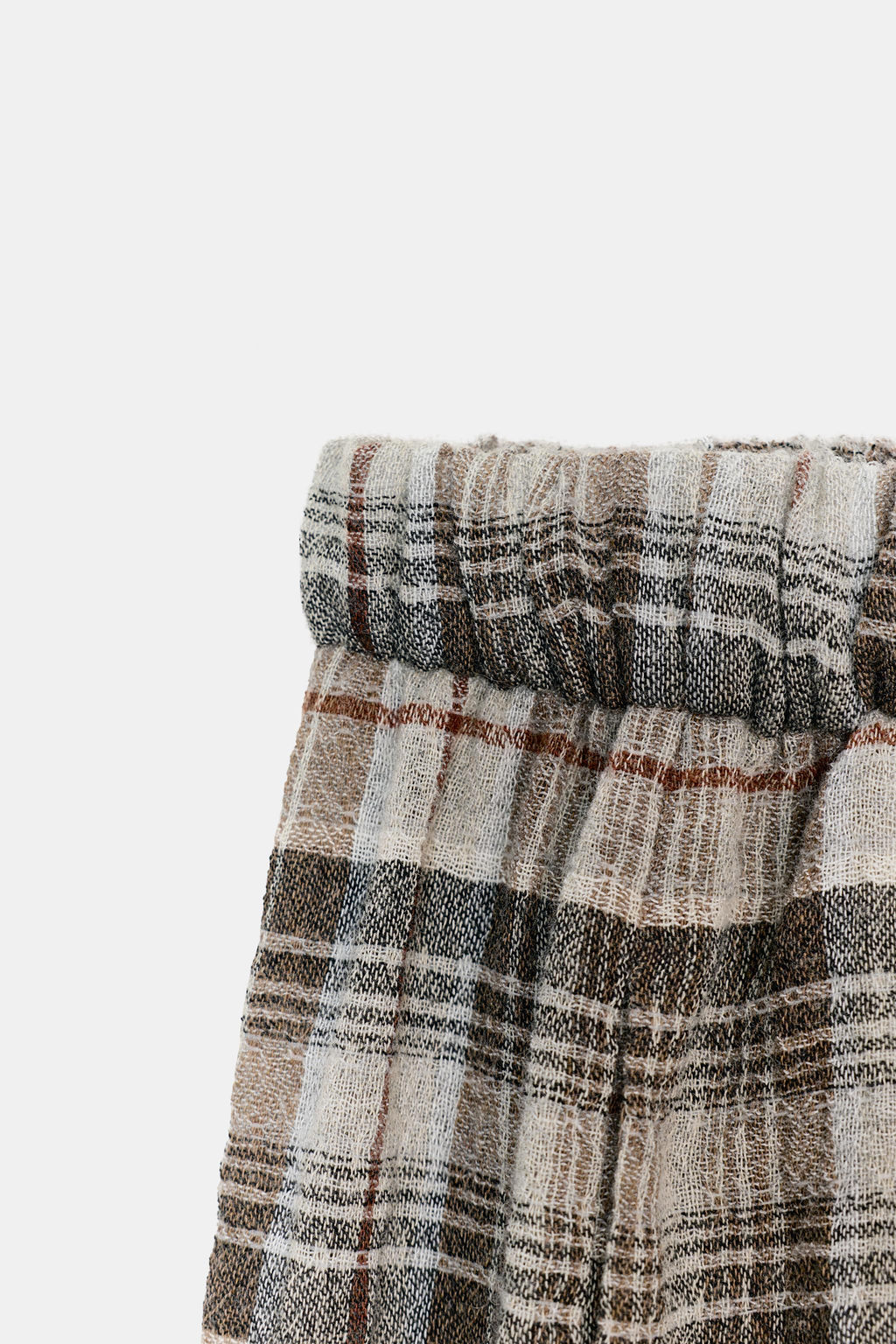 CHECK VOLUME TROUSERS ZW COLLECTION - Zara фото 8