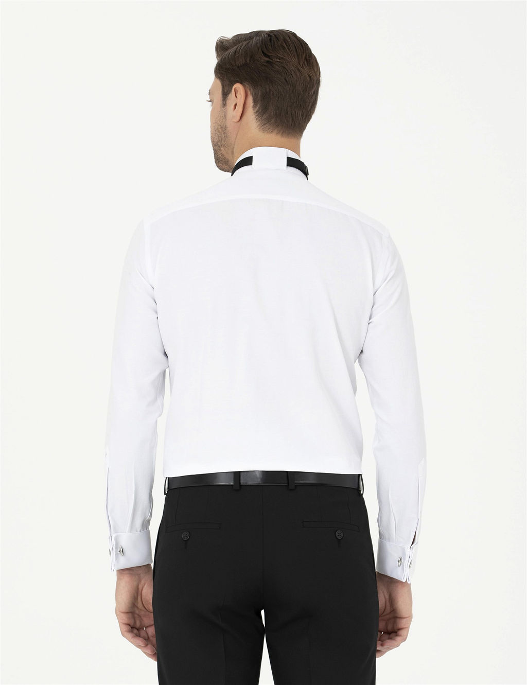 Beyaz Slim Fit Smokin G_mlek