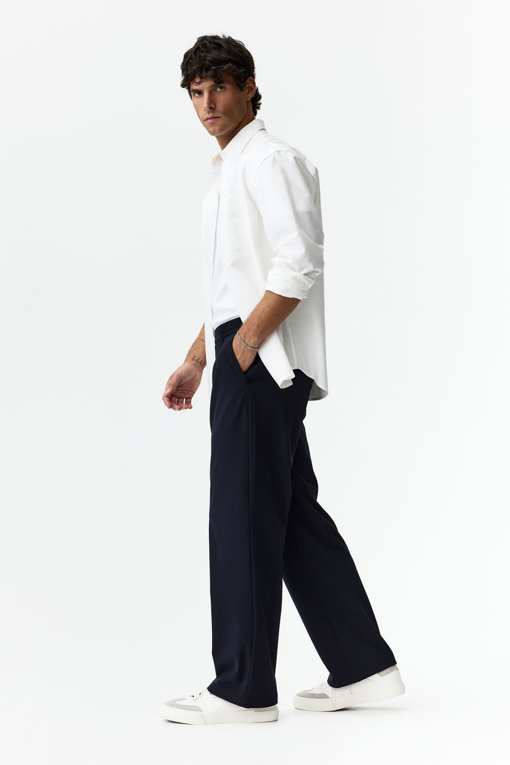 Pantal?n ancho Four-way stretch - H&m фото 11