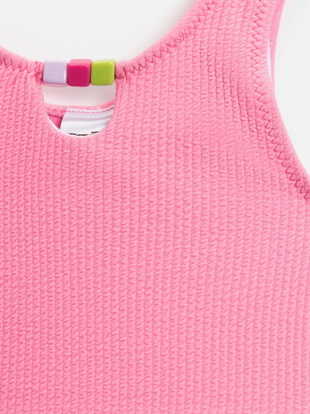 ACOOLA / Купальник детский для девочек Young неоновый розовый фото 3